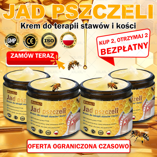 🐝XRLXRL™ Krem Łagodzący Ból i Leczenie Kości z Jadłem Pszczelim (Specjalnie dla starszych dorosłych i polecany przez AAOS)