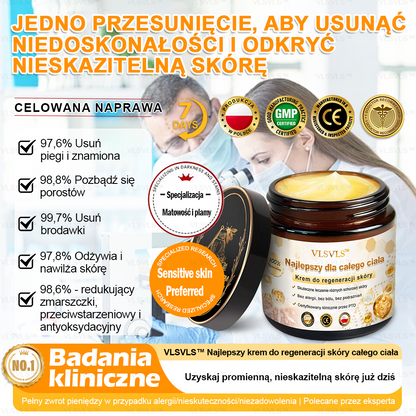 VLSVLS™ Ultimate Krem odbudowujący skórę całego ciała – (🧑‍⚕️ Zalecane przez ekspertów ⏰ Błyskawiczne rezultaty 🤩 Zwycięzca Nagrody Wybór Czytelników 2024)